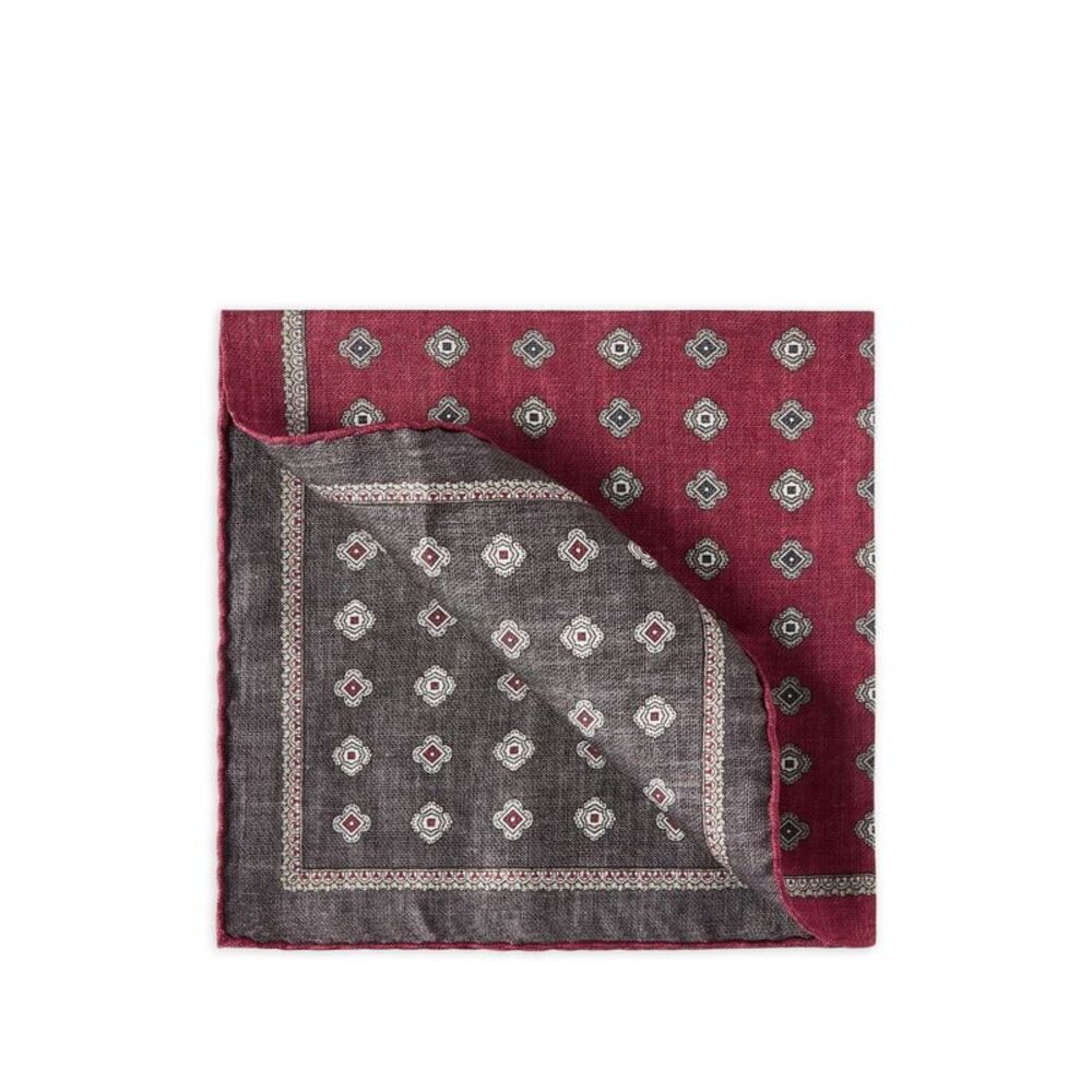 Brunello Cucinelli Men Printed Silk Foulard